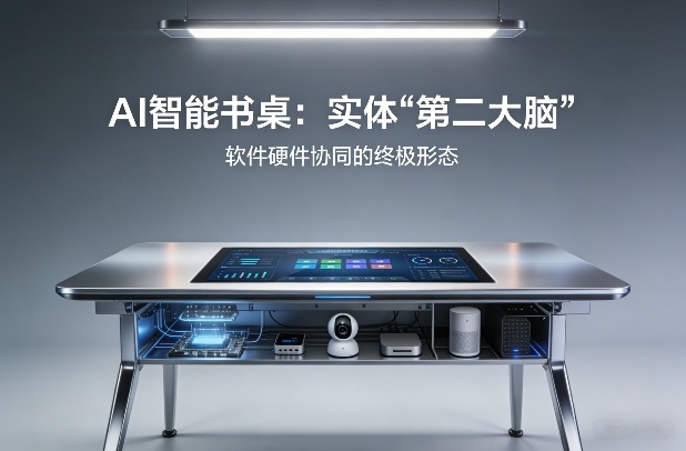 AI智能书桌搭建，构建你的实体“第二大脑”，软件硬件协同的终极形态-悟思笔记，一个低调的学习营。