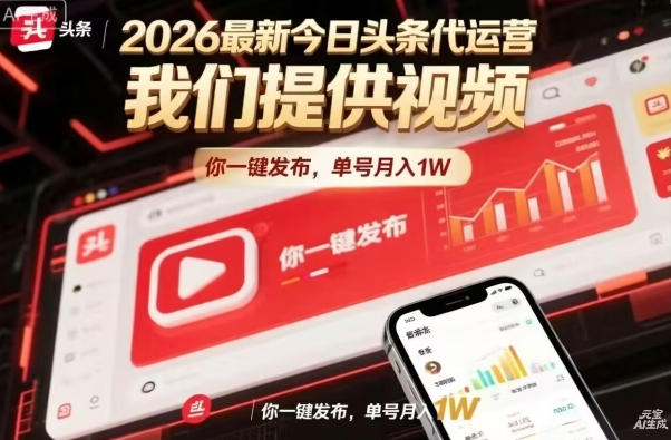 今日头条躺賺模式，你9我1，操作简单，一键发布，单机日入数百，长期合作【揭秘】-悟思笔记，一个低调的学习营。