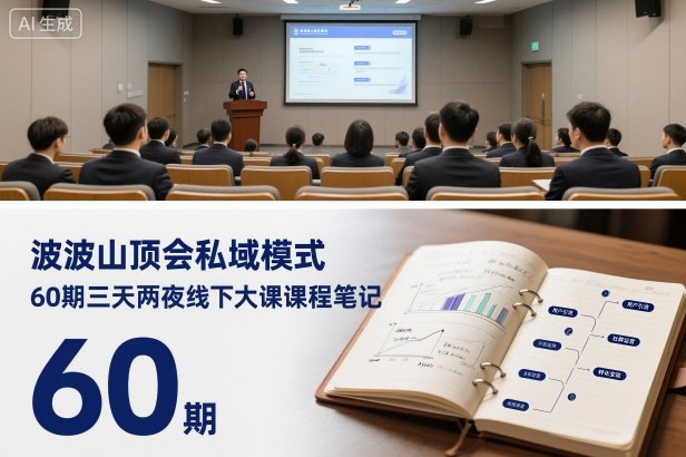 波波山顶会私域模式60期三天两夜线下大课课程笔记(文档)-悟思笔记，一个低调的学习营。