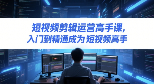 短视频剪辑运营高手课，入门到精通成为短视频高手-悟思笔记，一个低调的学习营。